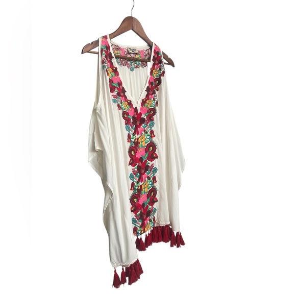 Show Me Your Mumu Jaden Tunic Embroidery Open Shoulder  dress - Picture 7 of 13